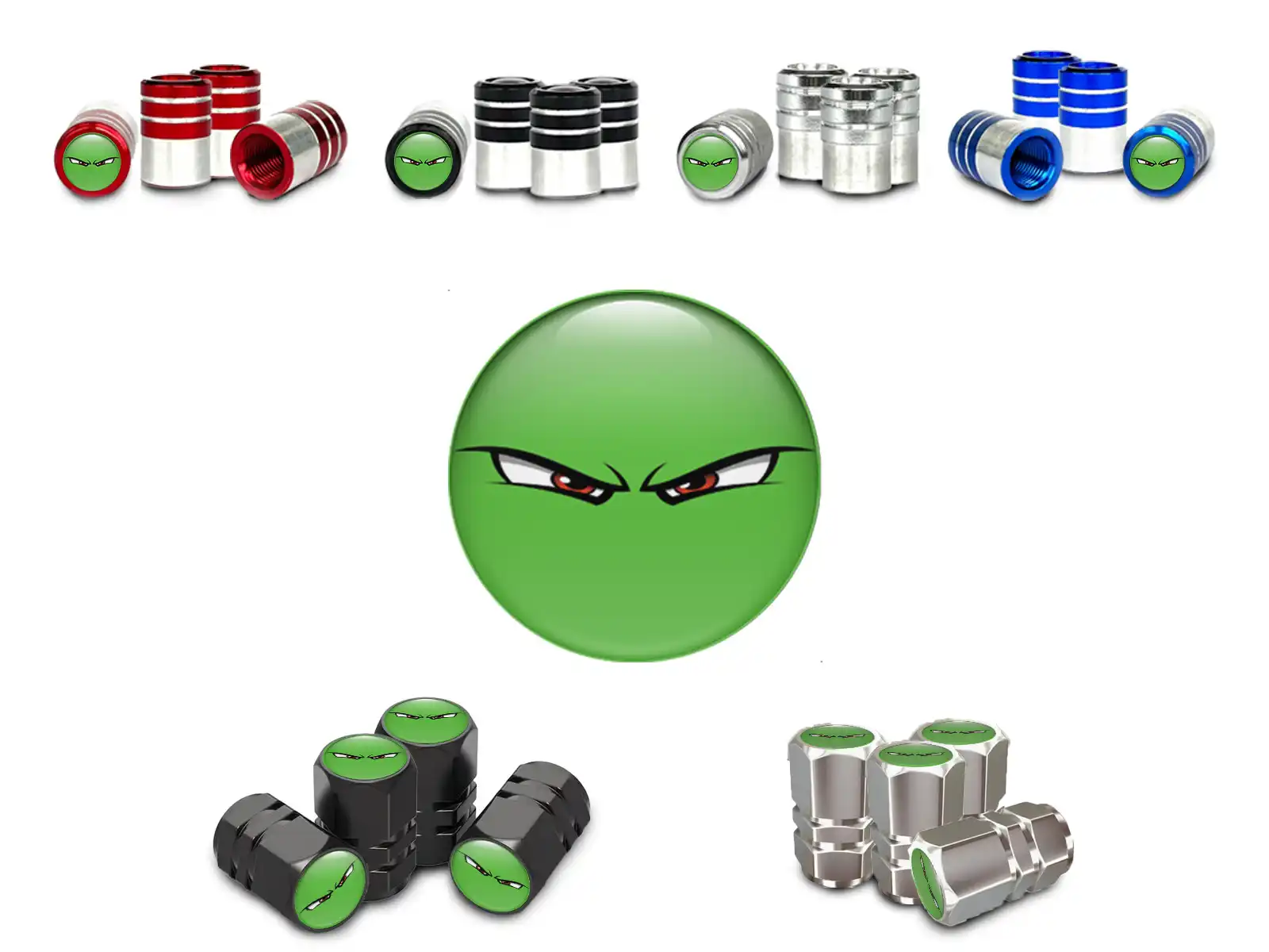 Tyre Valve Covers for SUVs Sturdy Edition Look